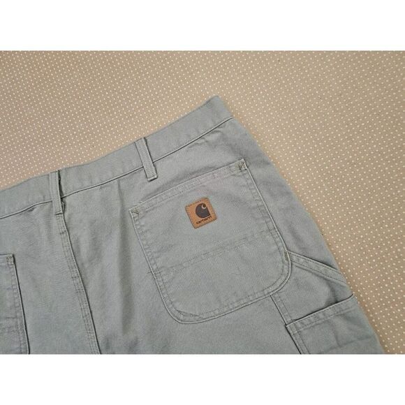 Carhartt Carpenter Shorts 40 Tan  B25 DES - Picture 4 of 11